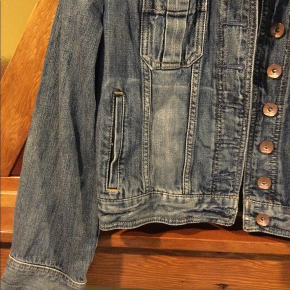 โฅ๏ธ3XHP!โฅ๏ธ Express | Cropped Classic Denim Jacket - Picture 3 of 14